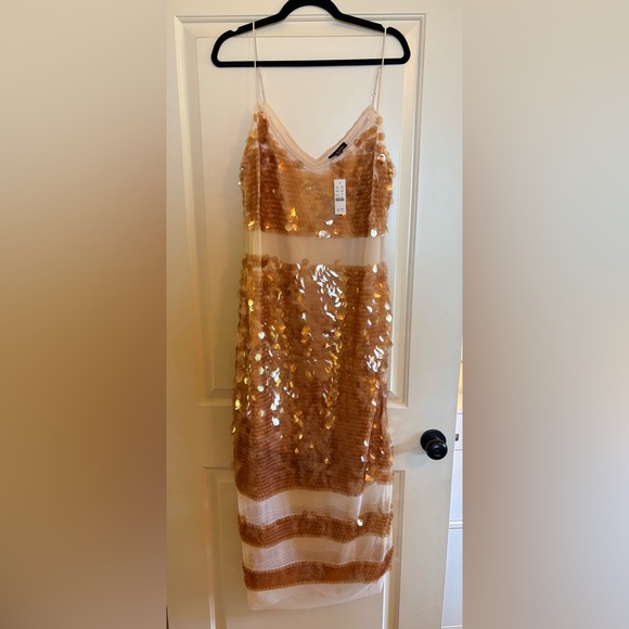 J CREW COLLECTION Sequin Panel Dress size 12 NWT - Picture 6 of 7